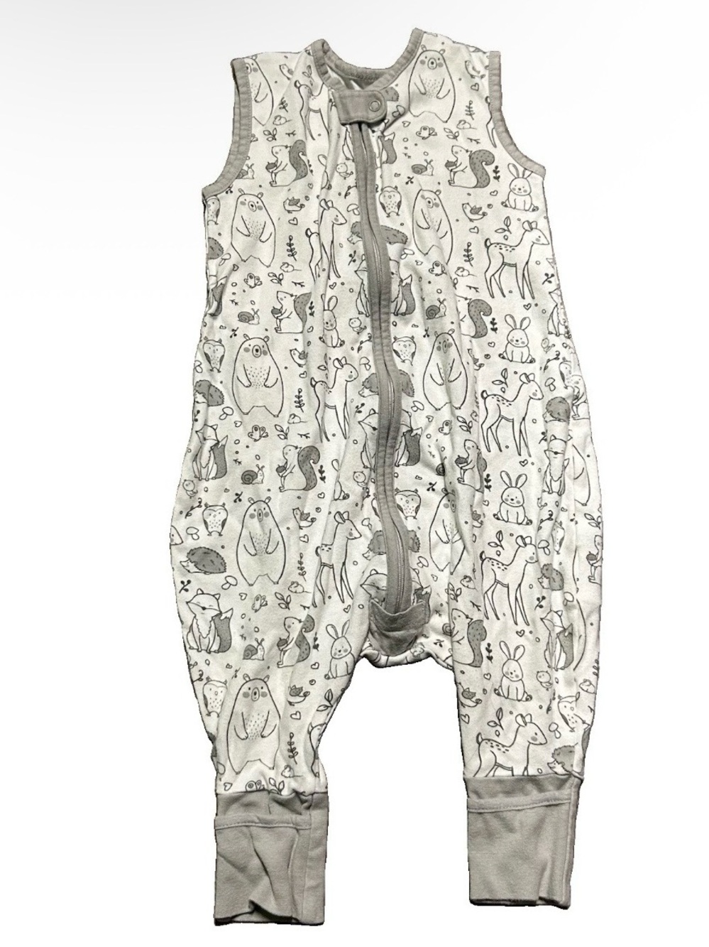 Baby Mama Cheetah Sleep Sack With Feet Size Small (6-18 Months)